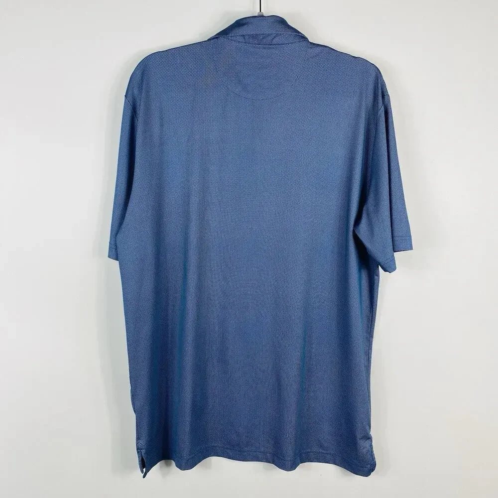 Callaway Size Medium Opti-Dri Short Sleeve Polo Shirt Blue